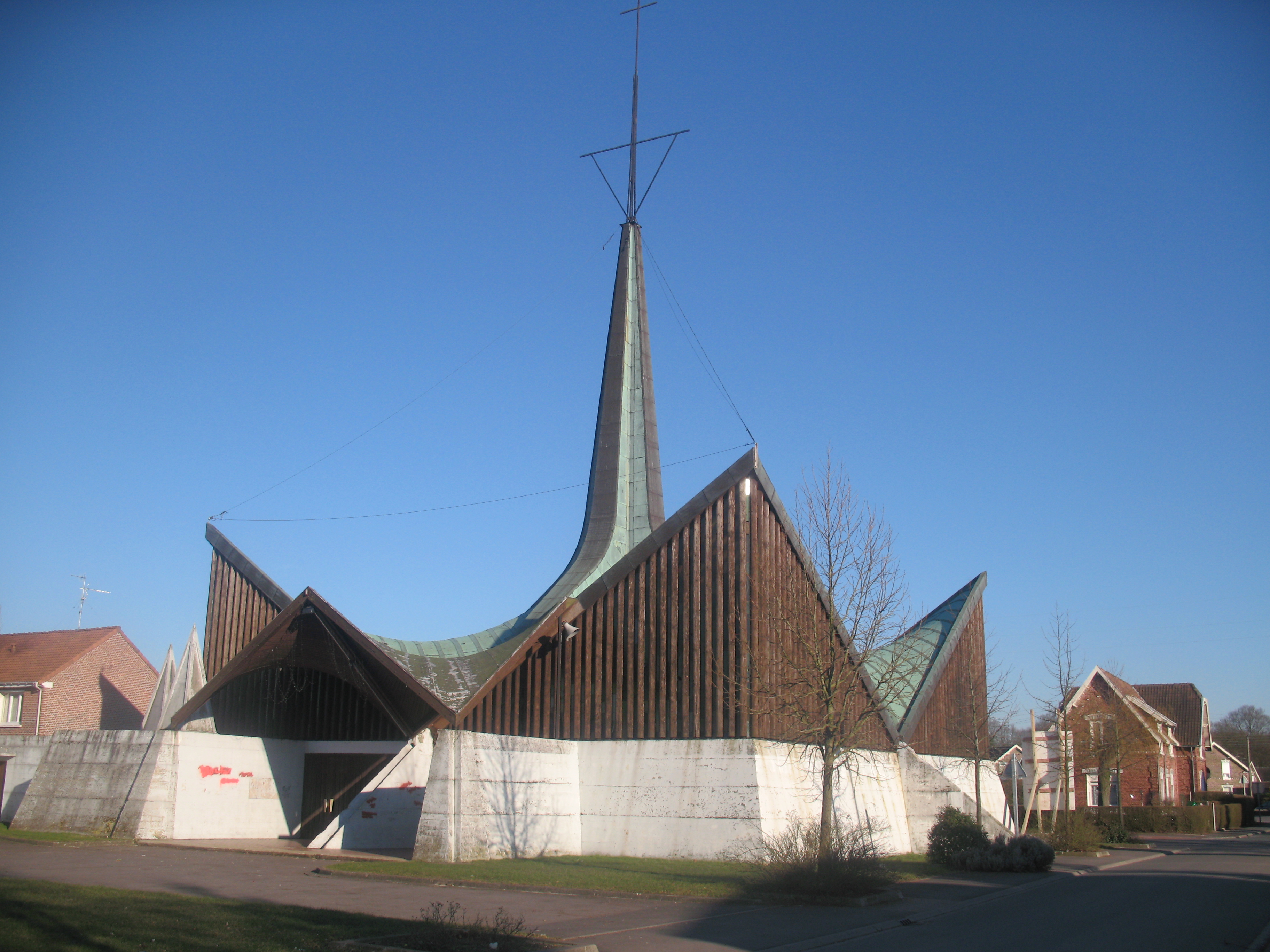 Eglise Sainte-Thérèse à Vieux-Condé (La Solitude)