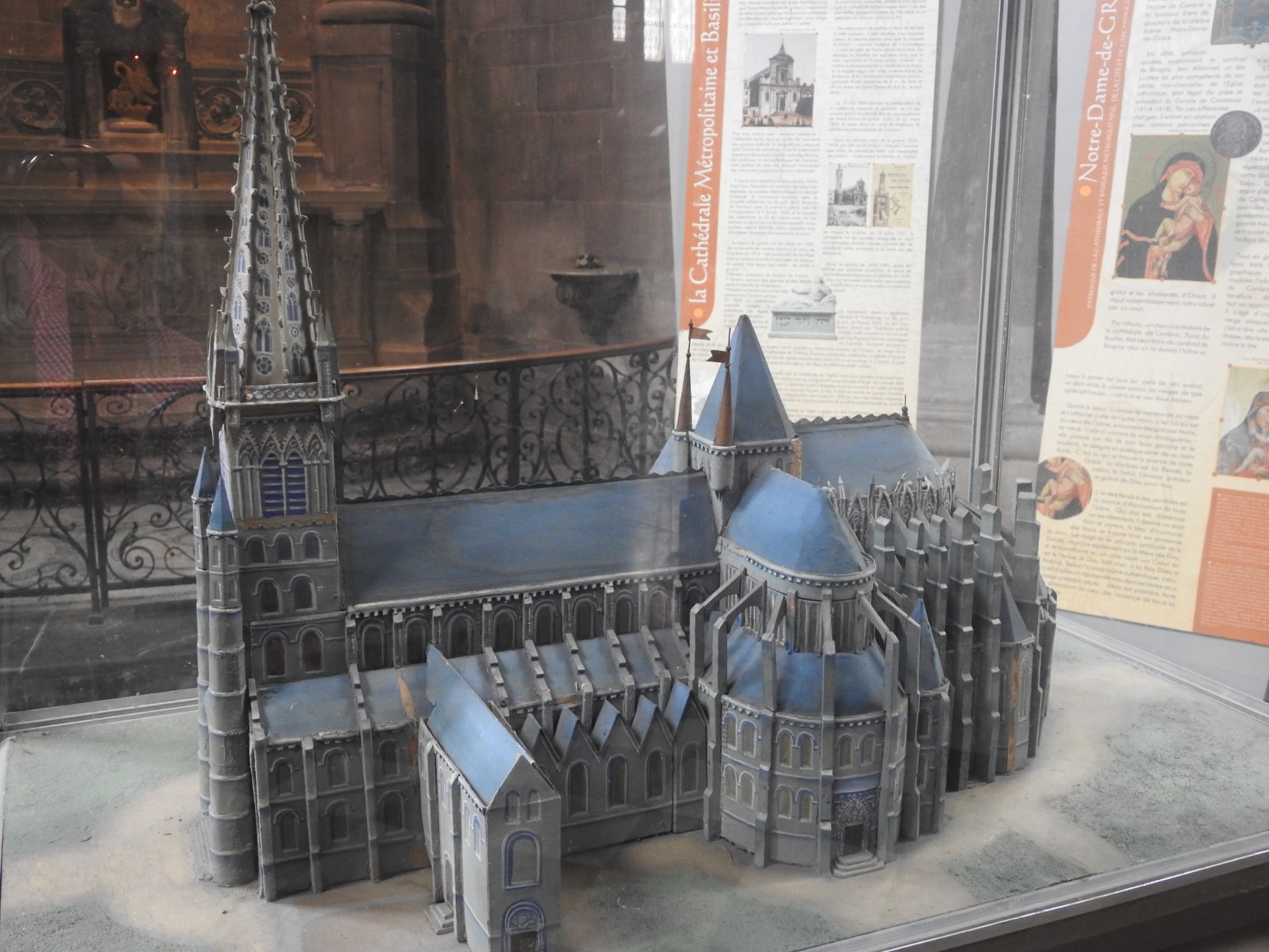 maquette de l'ancienne cathédrale