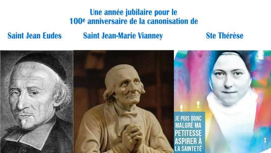 encart 3 saints 100e anniv canonisation