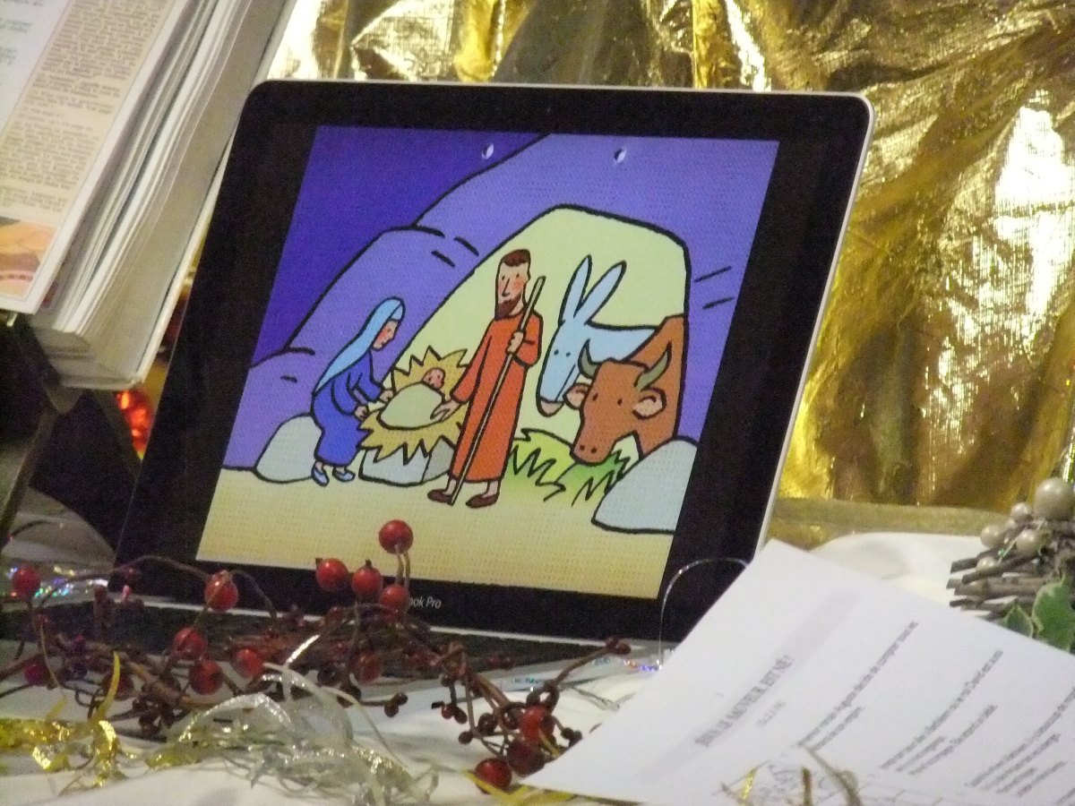 Joseph et Marie sont obligés de se réfugier dans une étable pour la naissance de JESUS.