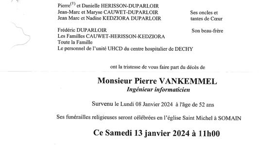 Faire part Pierre 2