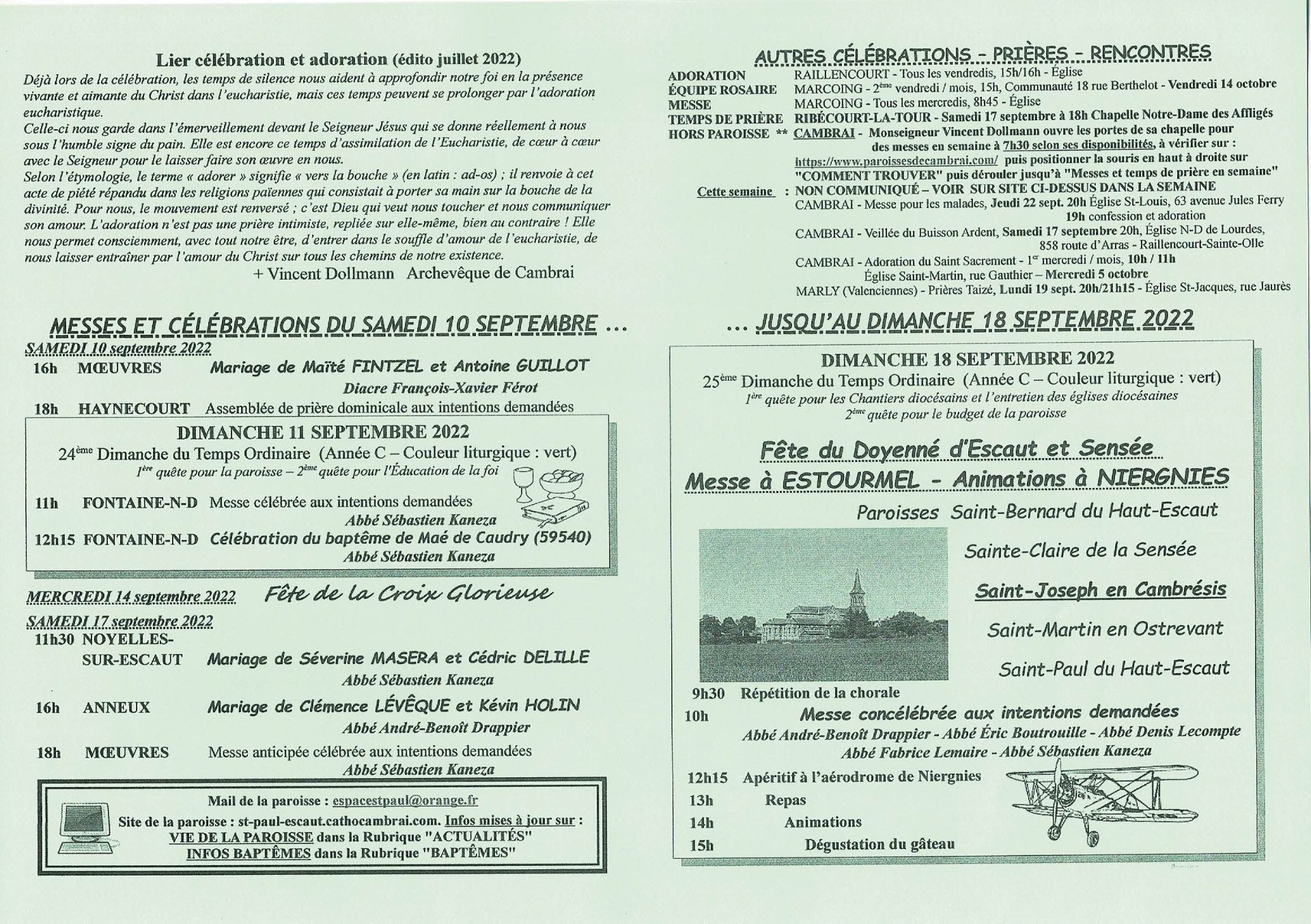 Feuille hebdo du dimanche 11 septembre 2022-2