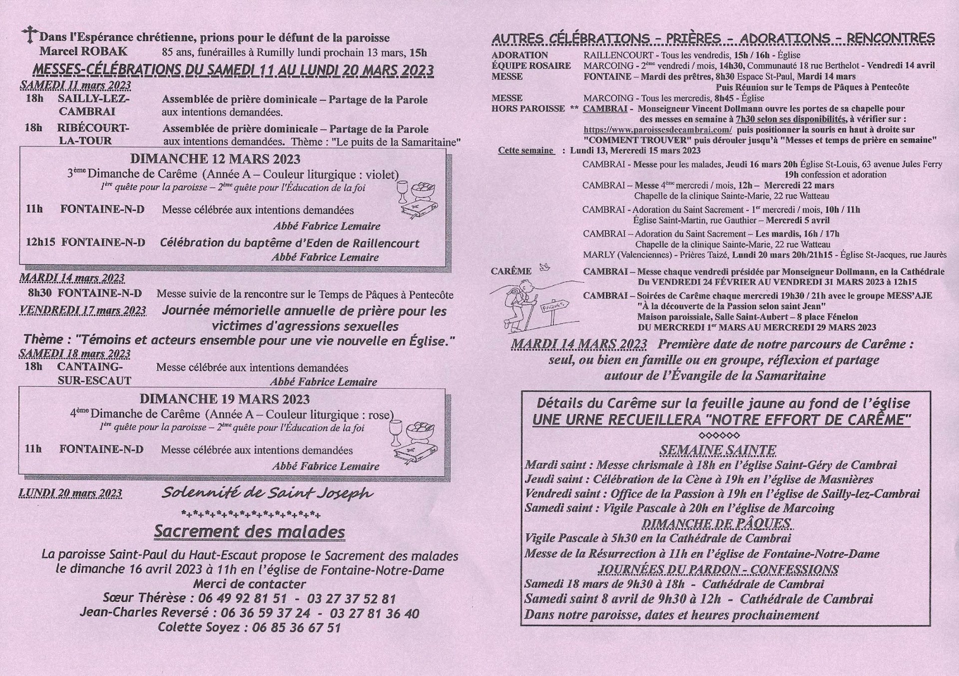 Feuille hebdo du dimanche 12 mars 2023-2