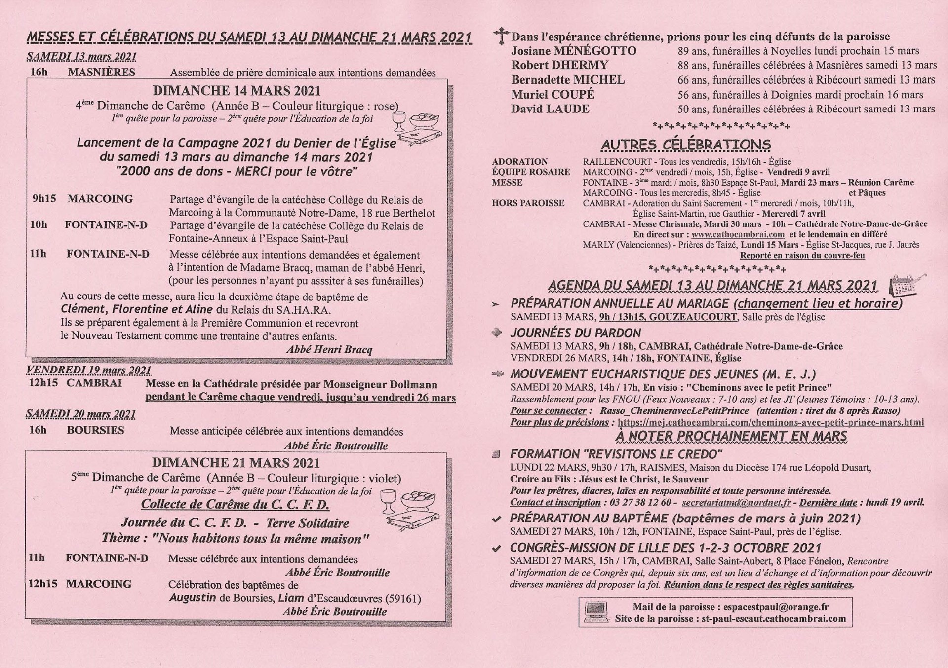 Feuille hebdo du dimanche 14 mars 2021-2