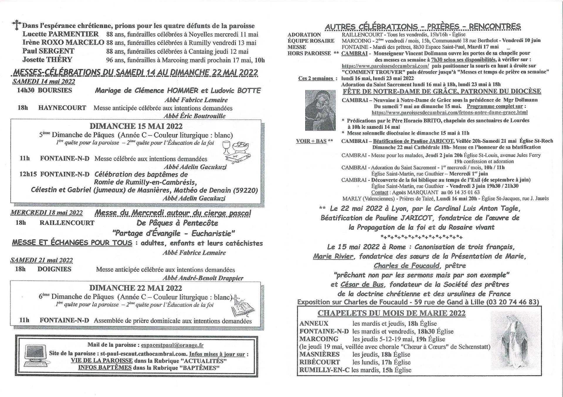 Feuille hebdo du dimanche 15 mai 2022-2