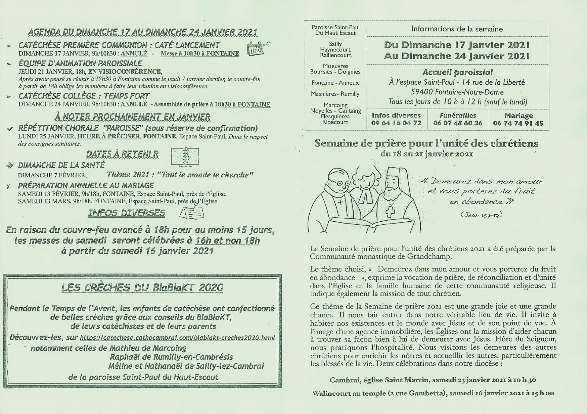 Feuille hebdo du dimanche 17 janvier 2021-1