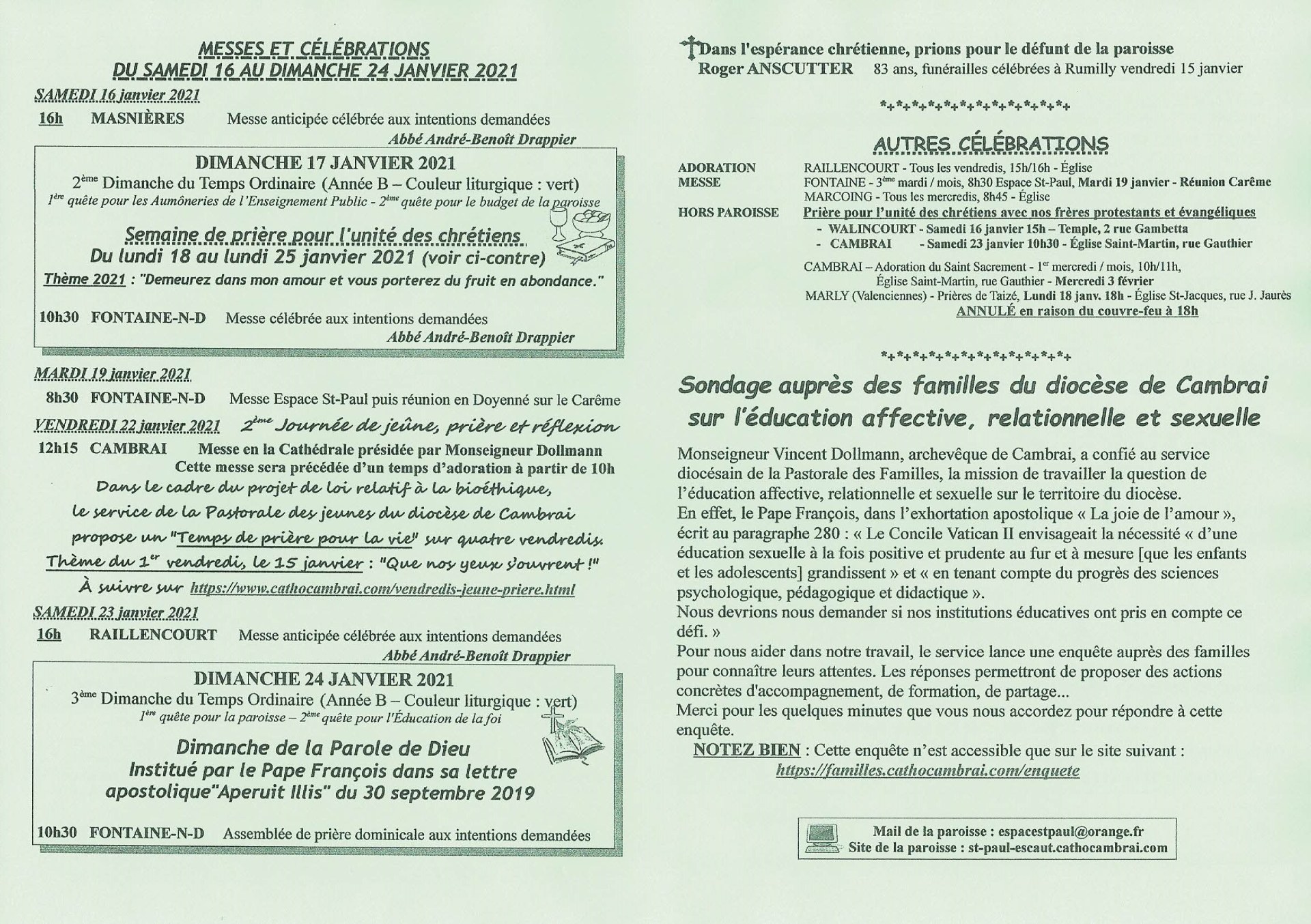 Feuille hebdo du dimanche 17 janvier 2021-2