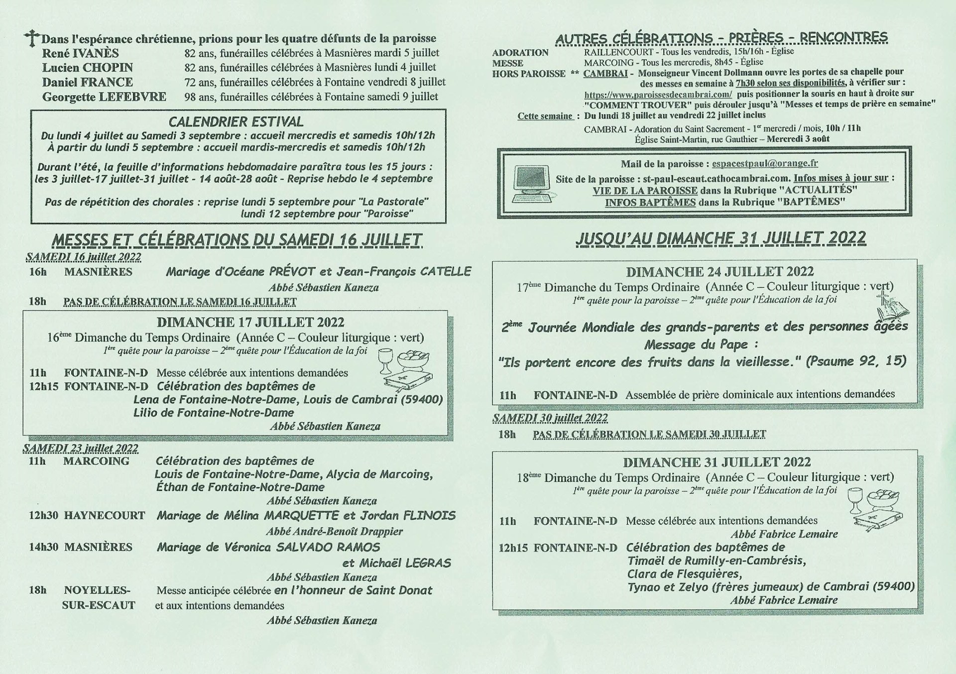 Feuille hebdo du dimanche 17 juillet 2022-2