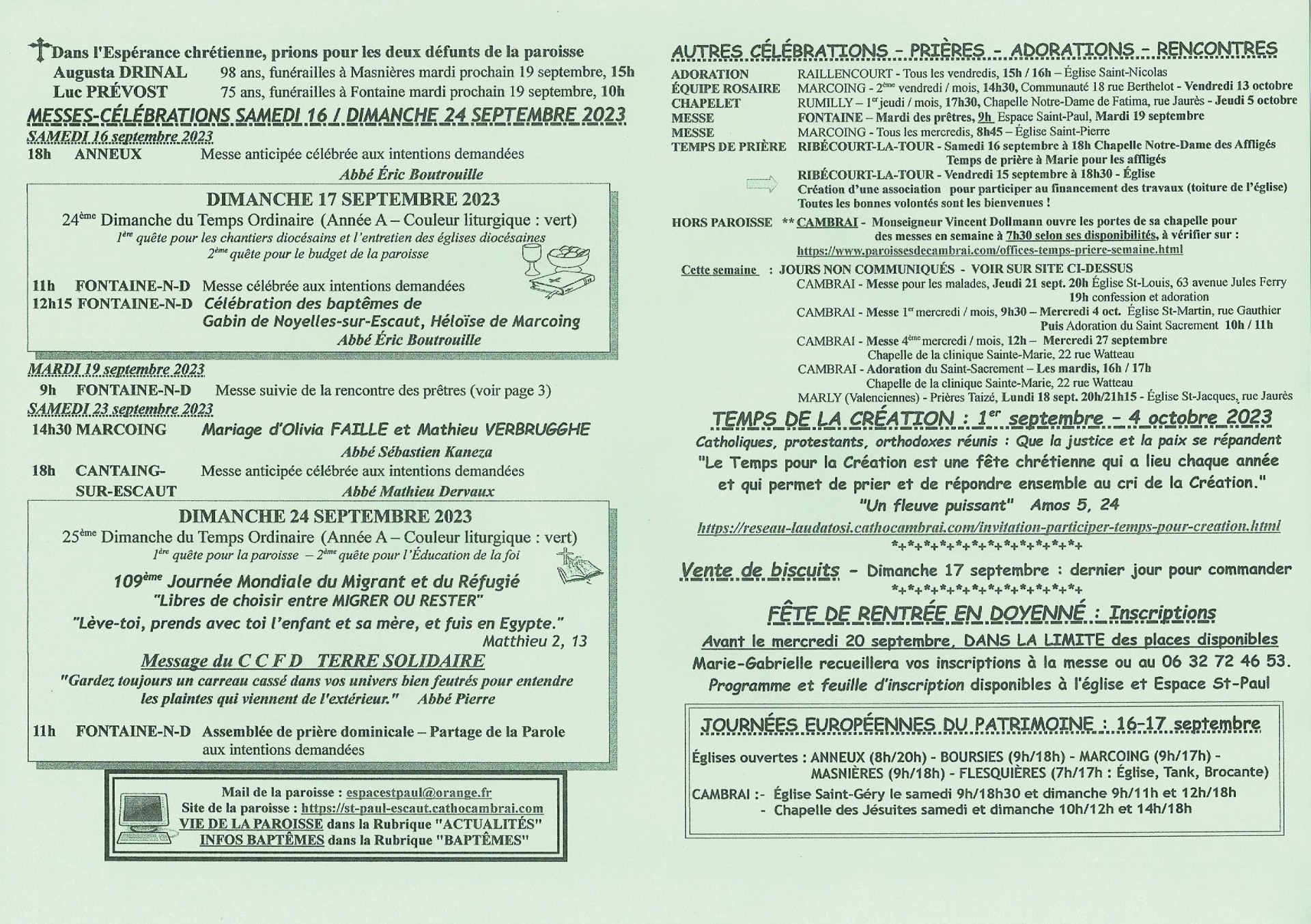 Feuille hebdo du dimanche 17 septembre 2023-2