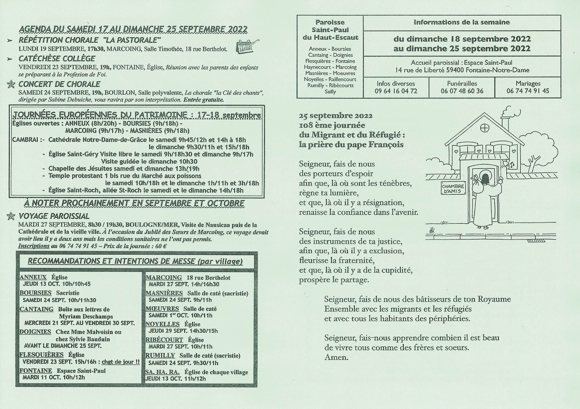 Feuille hebdo du dimanche 18 septembre 2022-1