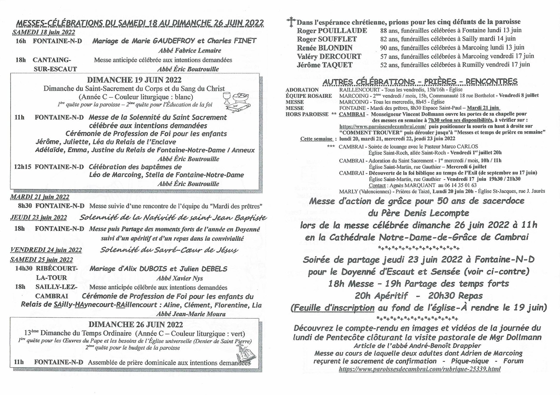 Feuille hebdo du dimanche 19 juin 2022-2