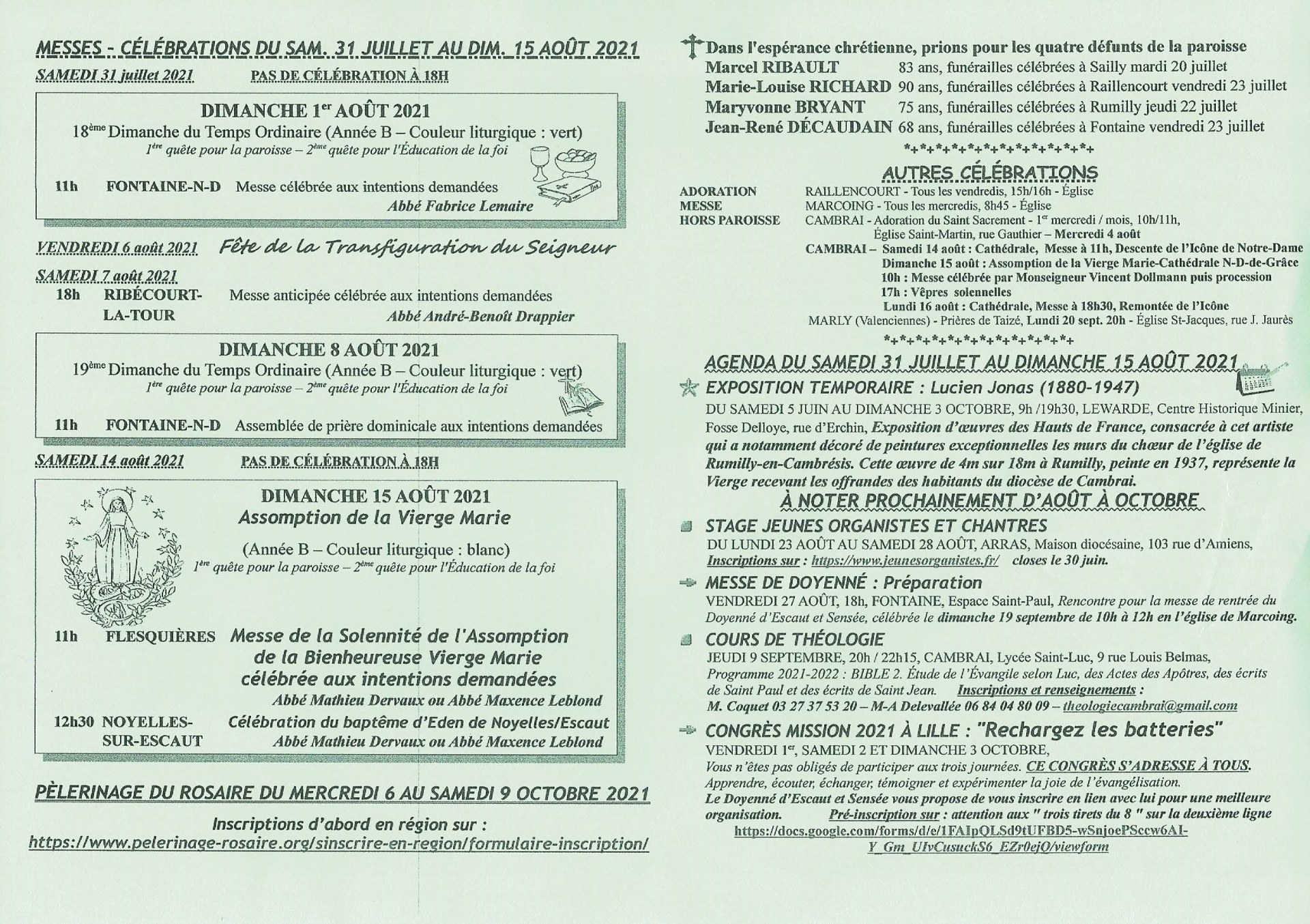 Feuille hebdo du dimanche 1er aout 2021-2