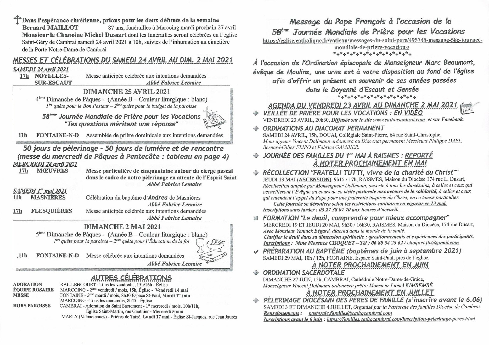 Feuille hebdo du dimanche 25 avril 2021-2