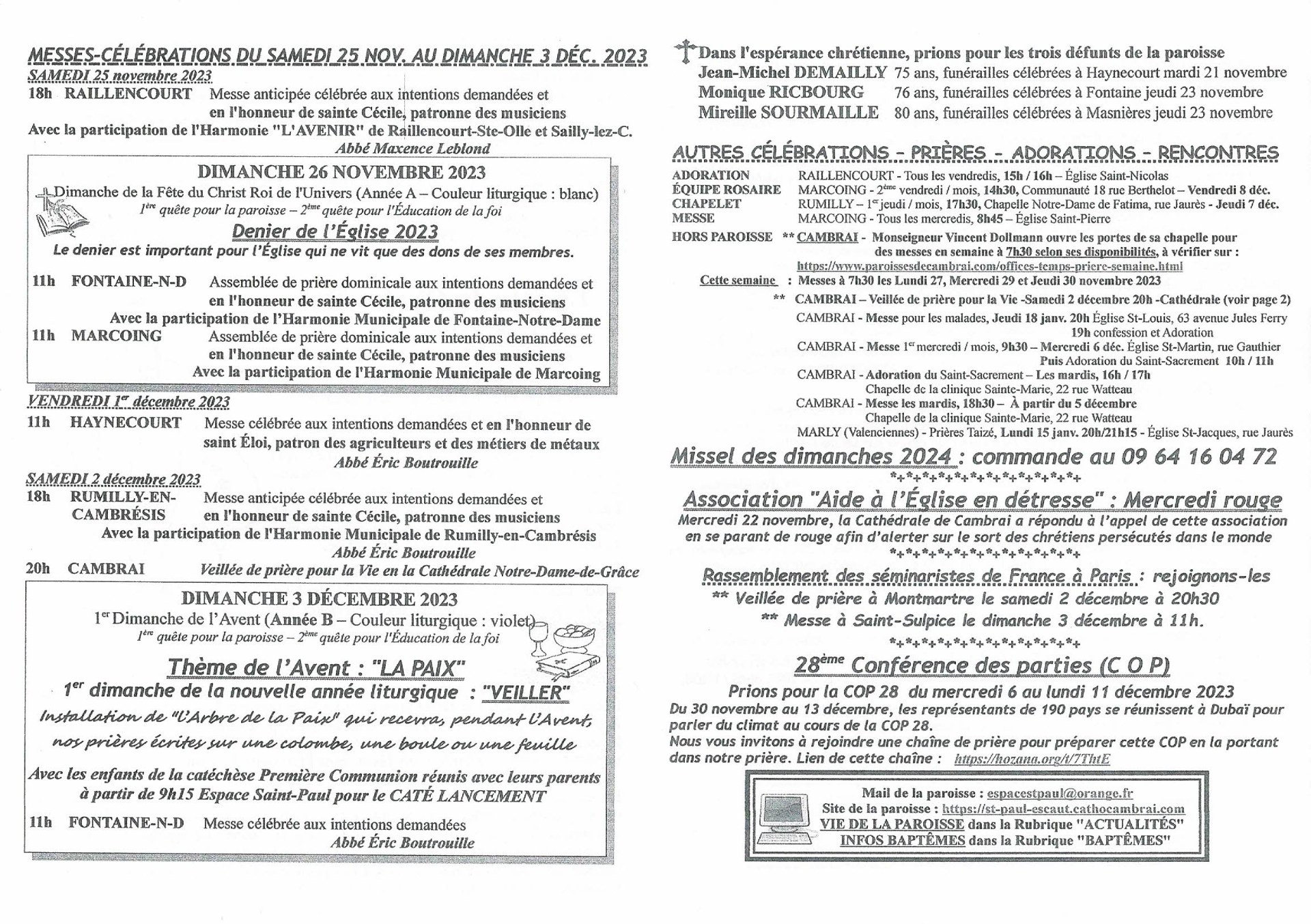 Feuille hebdo du dimanche 26 novembre 2023-2