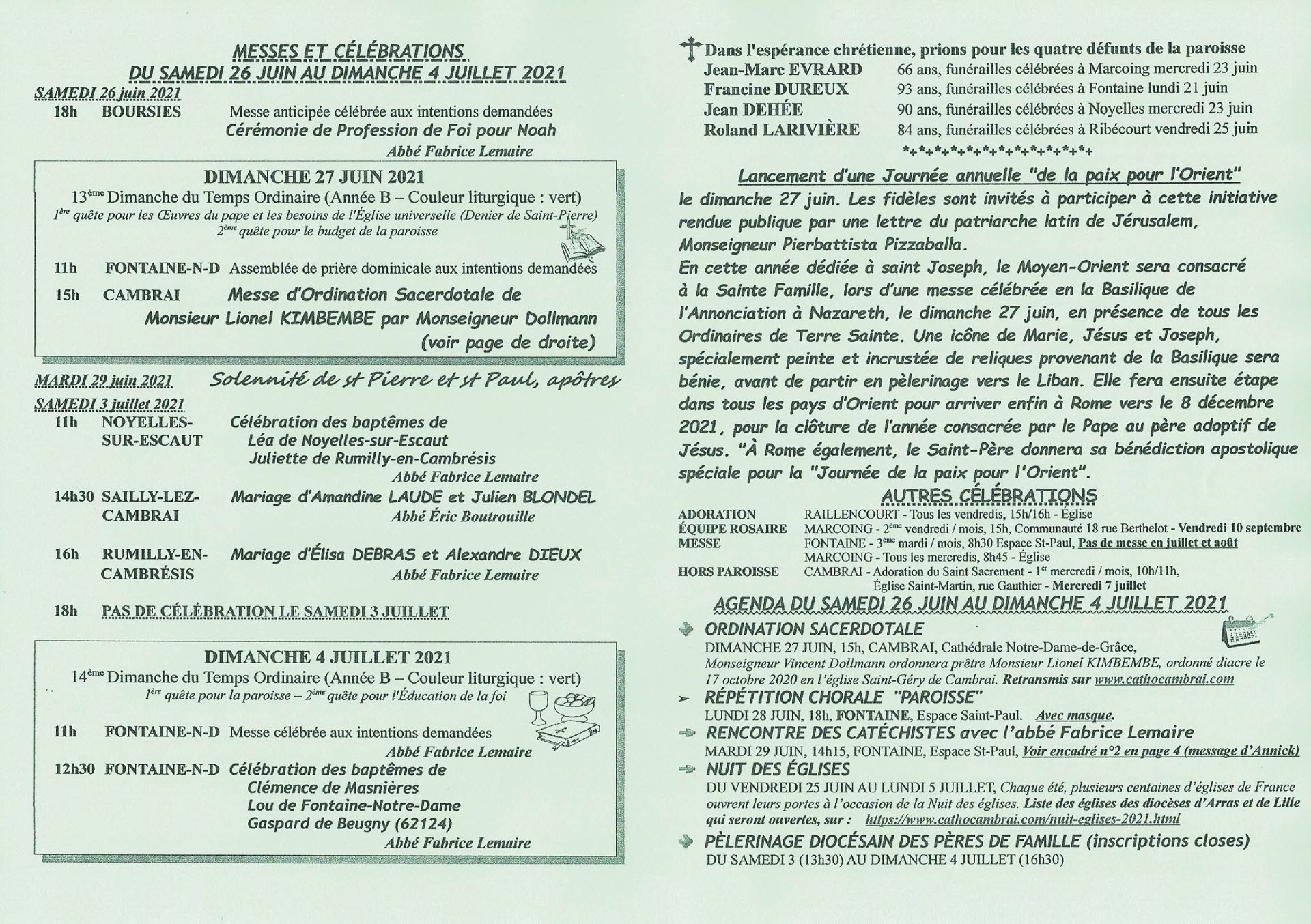 Feuille hebdo du dimanche 27 juin 2021-2