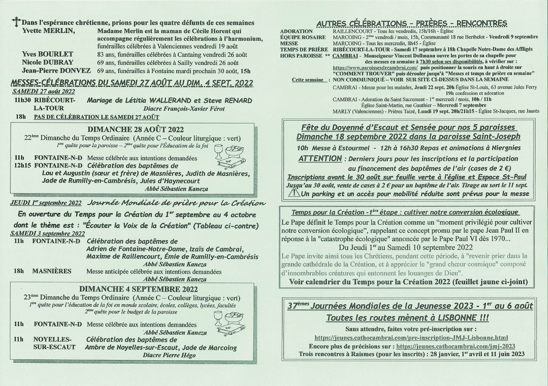 Feuille hebdo du dimanche 28 aout 2022-2