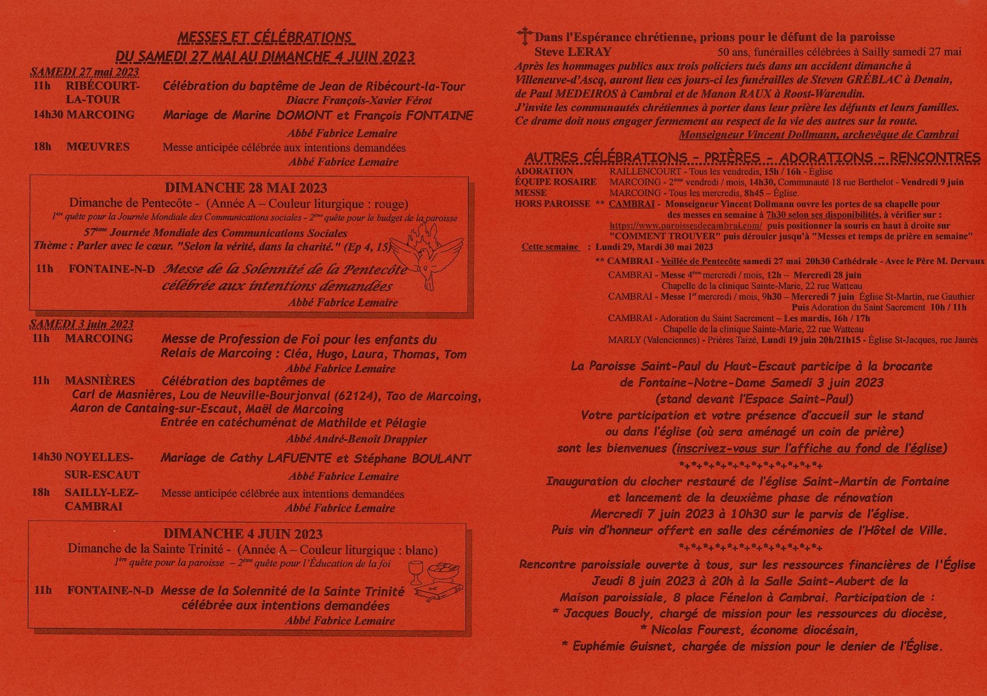 Feuille hebdo du dimanche 28 mai 2023-2