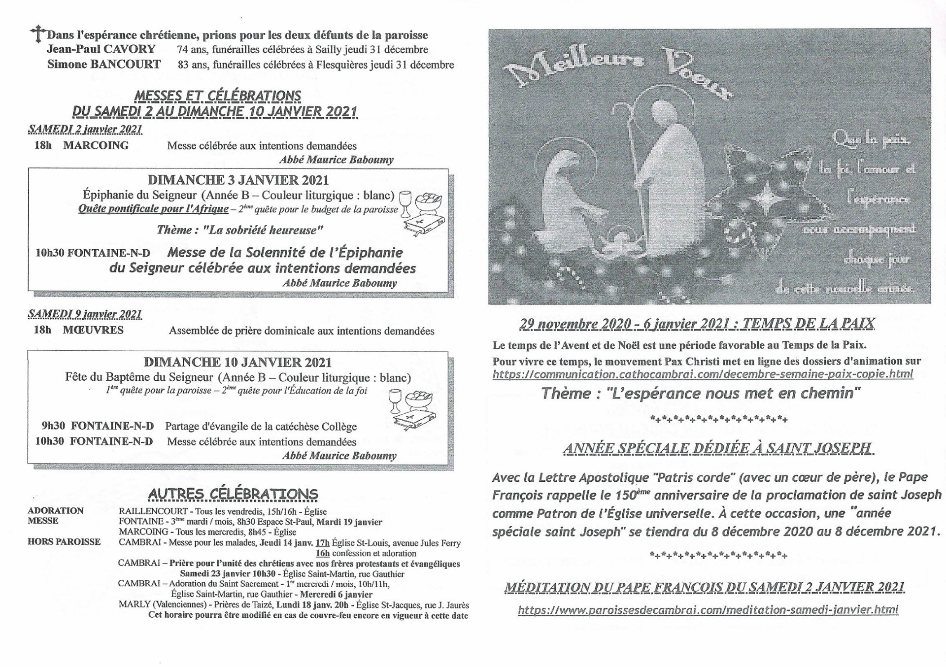 Feuille hebdo du dimanche 3 janvier 2021-2