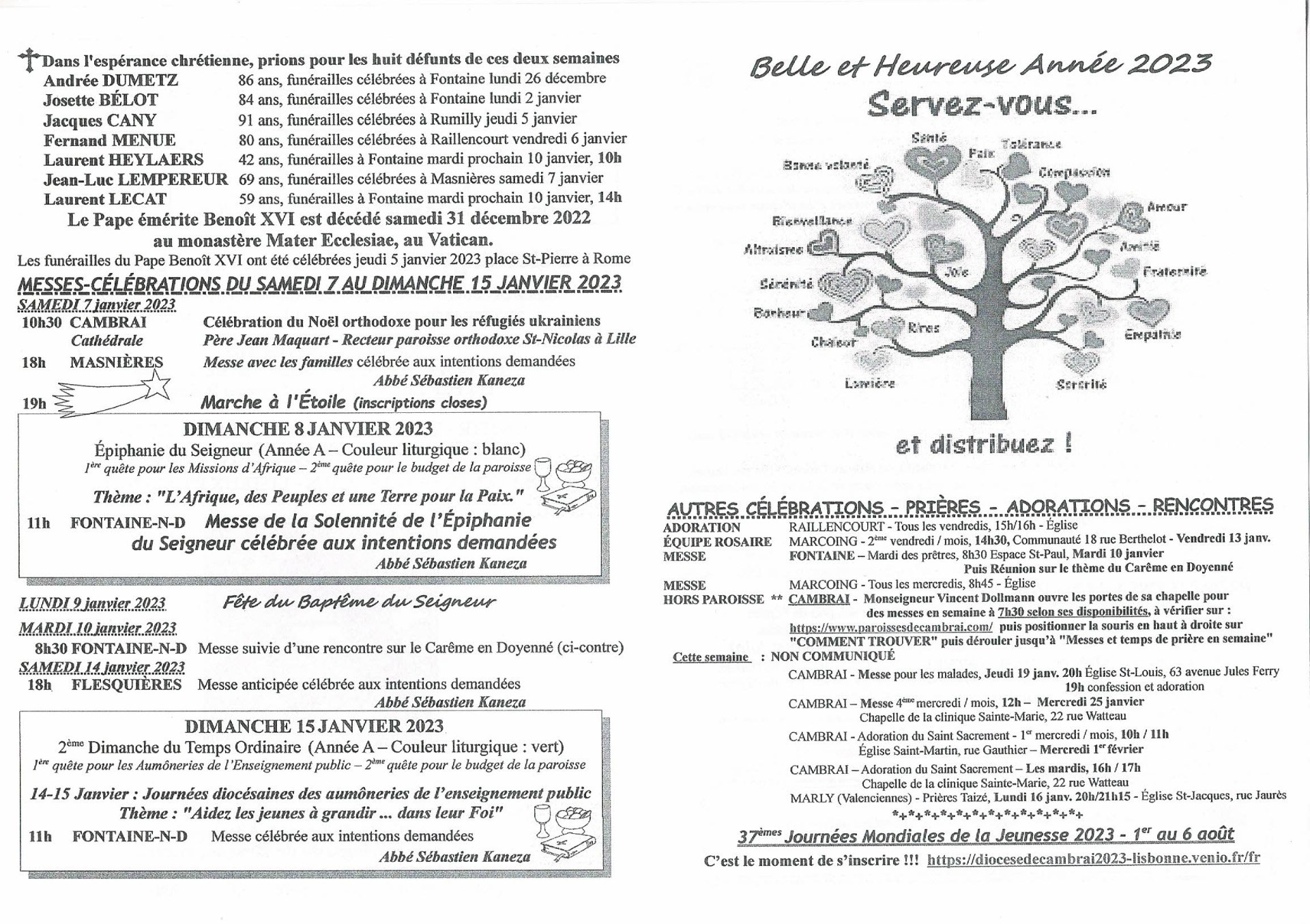 Feuille hebdo du dimanche 8 janvier 2023-2