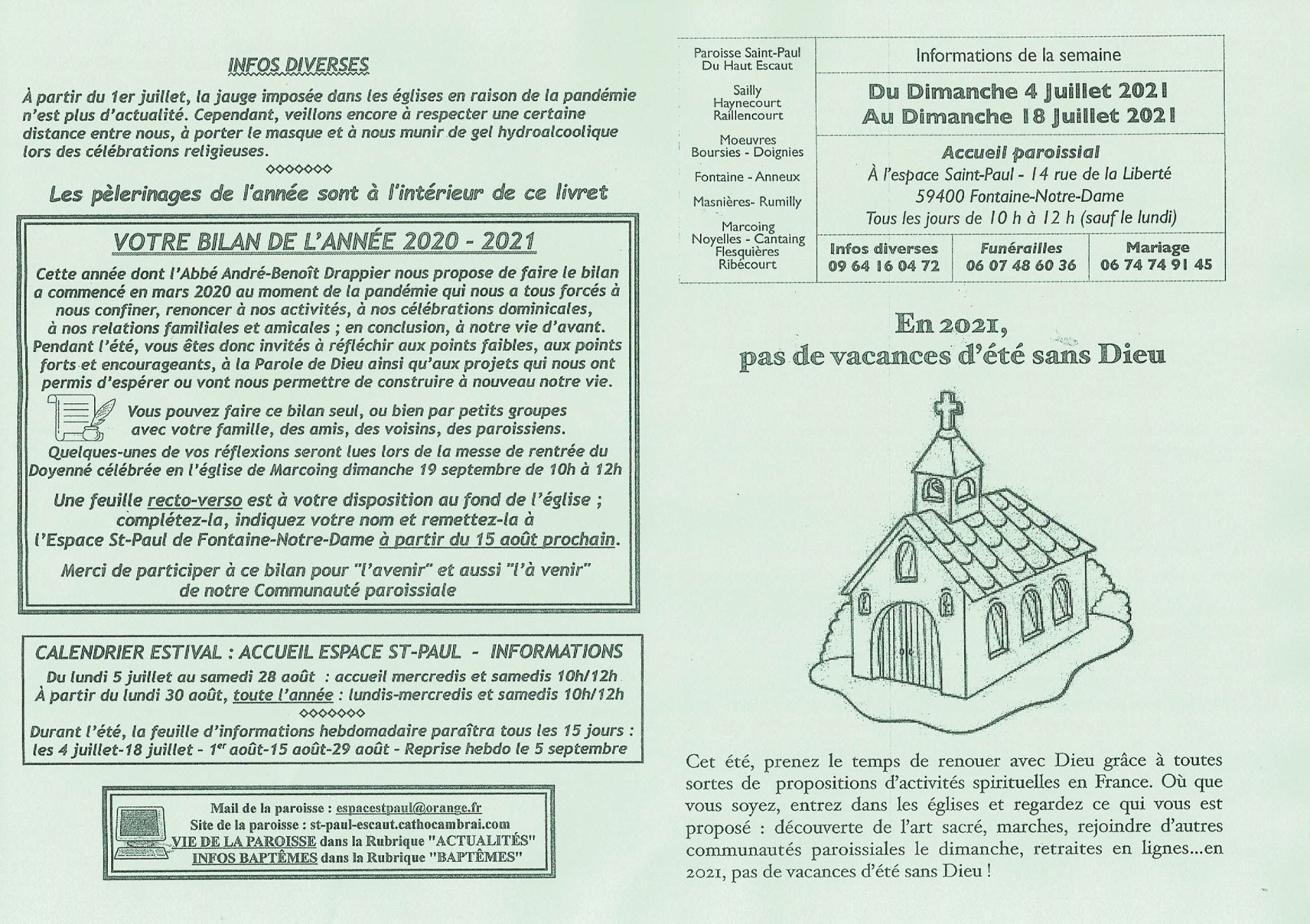 Feuille hebdo du dimanche 4 juillet 2021-1