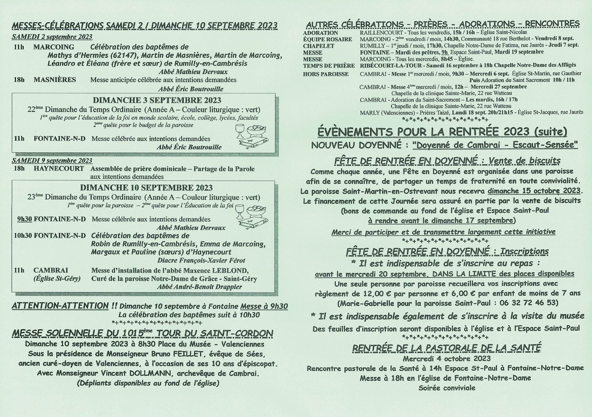 Feuille hebdo du dimanche 3 septembre 2023-2