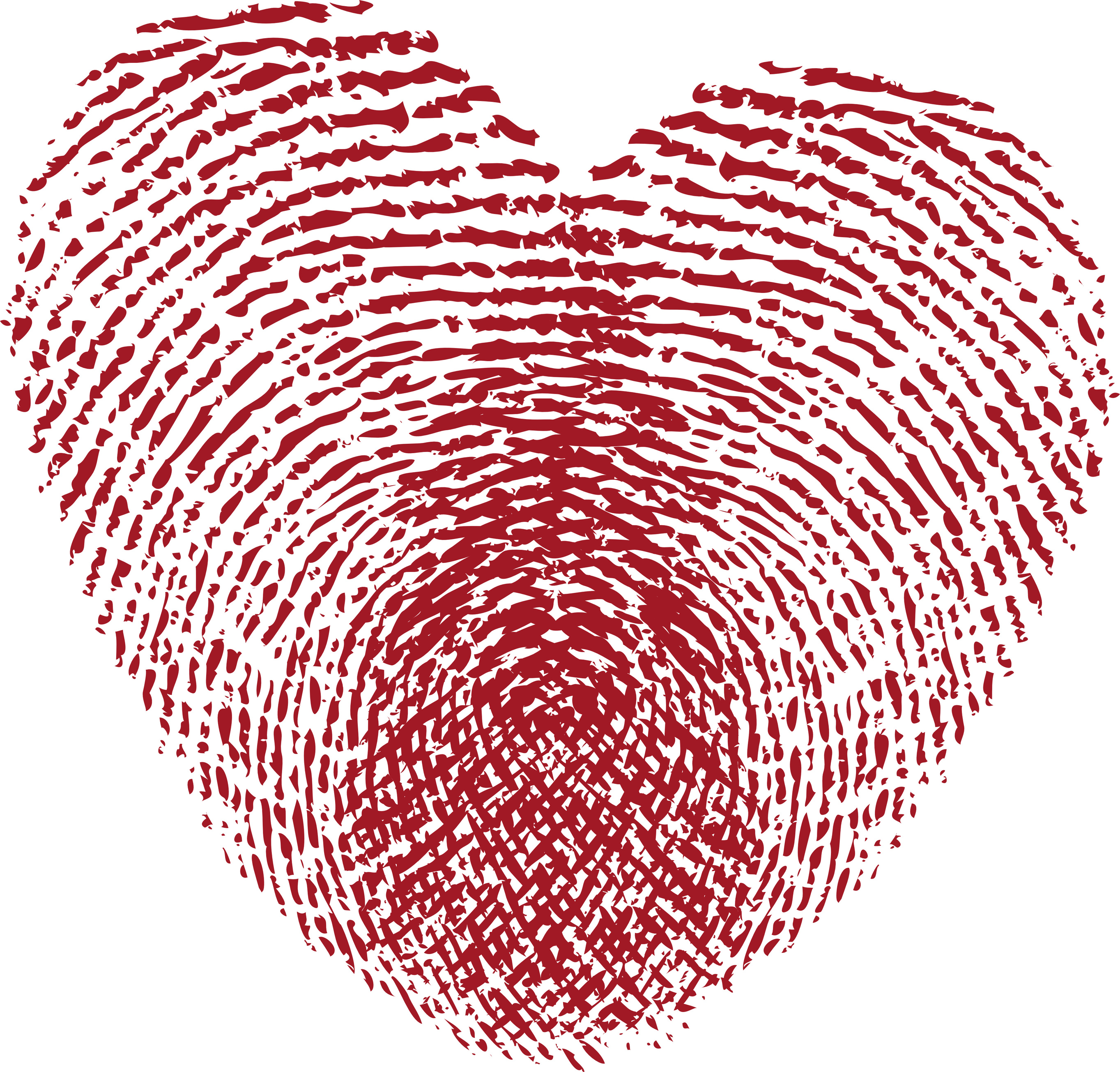 fingerprint heart