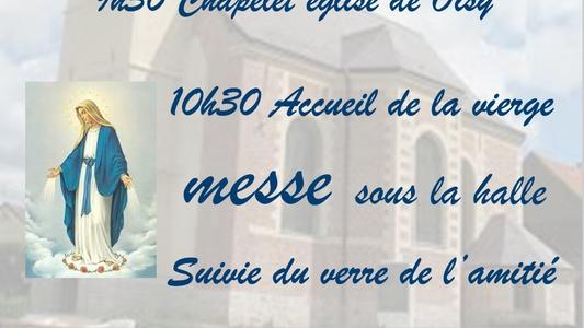 Flyer invitation Fete Paroissiale 15 aout Oisy