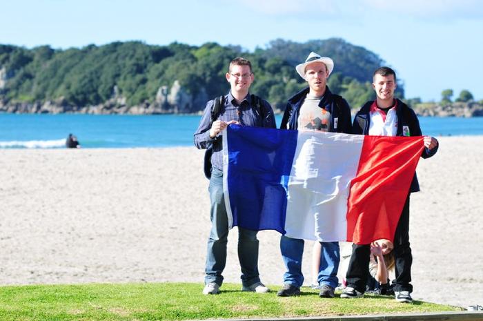Francais sur la plage