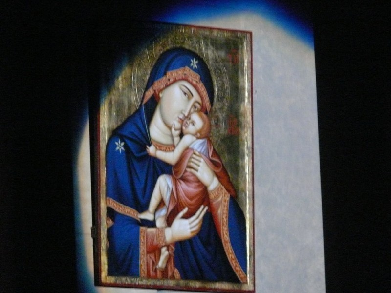 représentation de l'icone dans l'église Ste Bernadette