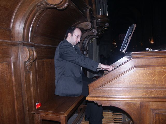 Gregory Notebart à l'orgue