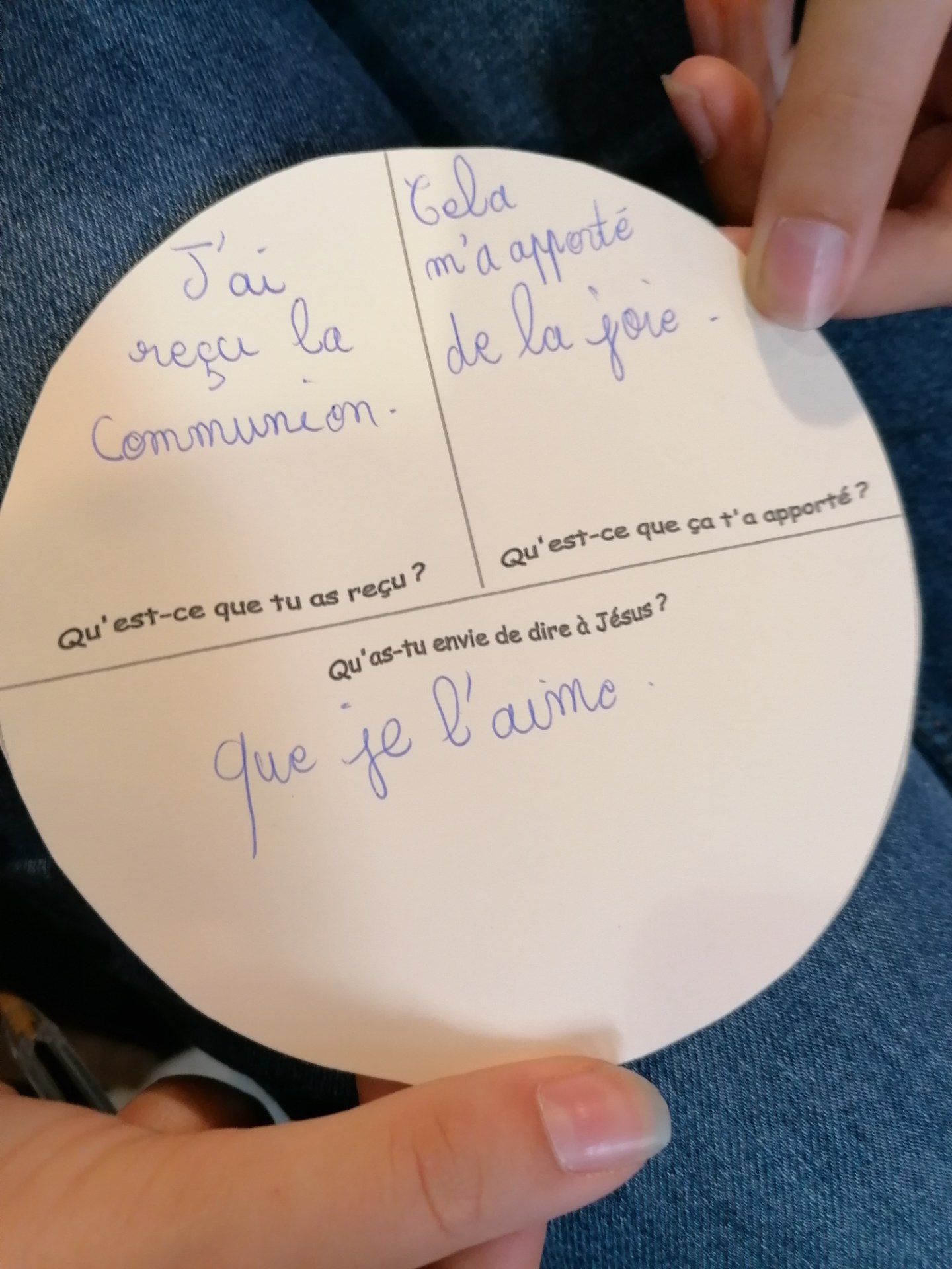 hosties completees 1eres communions Ste-Anne 2022