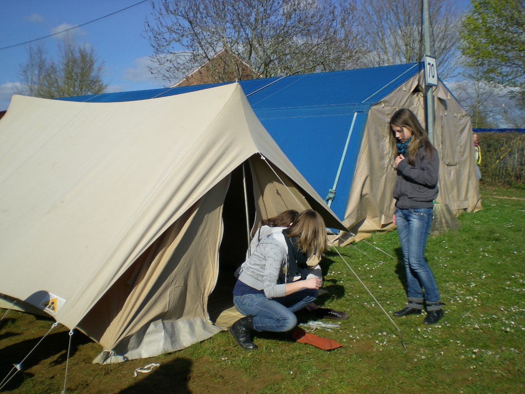 installation des tentes