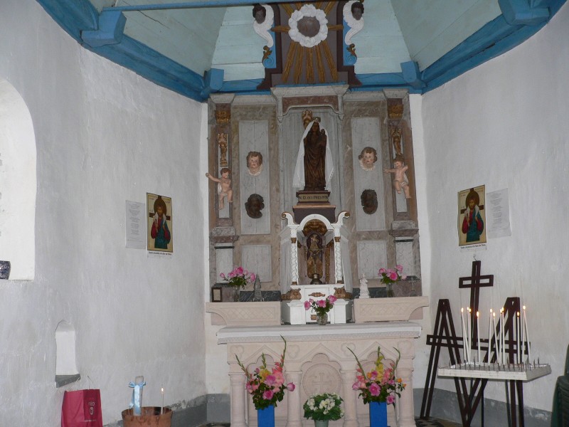 intérieur de la chapelle