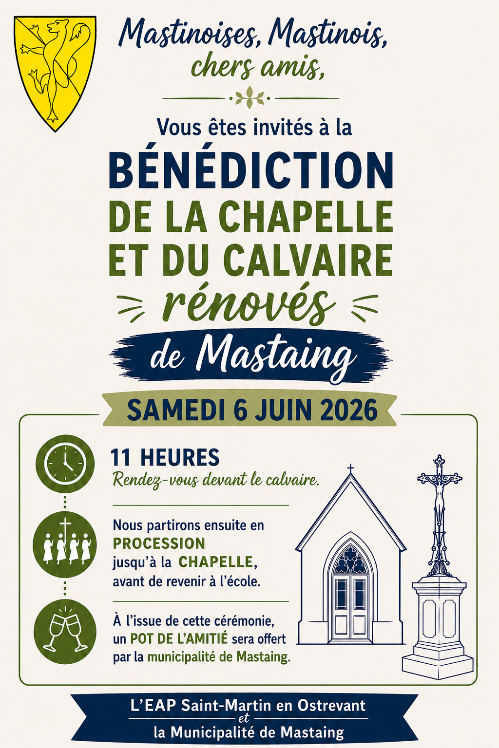 invitation benediction 6 juin