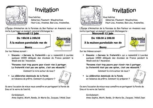 Invitation  AG Bon Pasteur-12 juin 2013