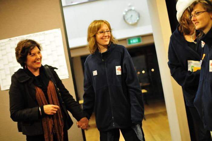 Katia et sa famille d'accueil