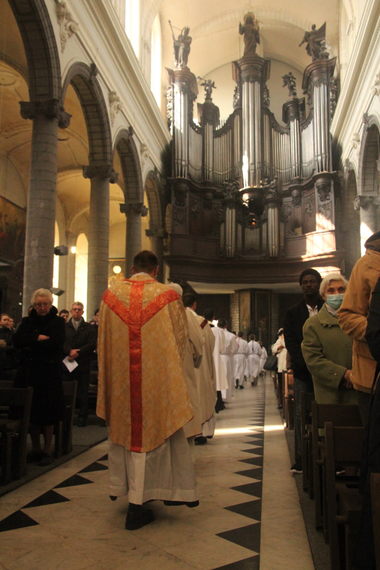 La procession de sortie