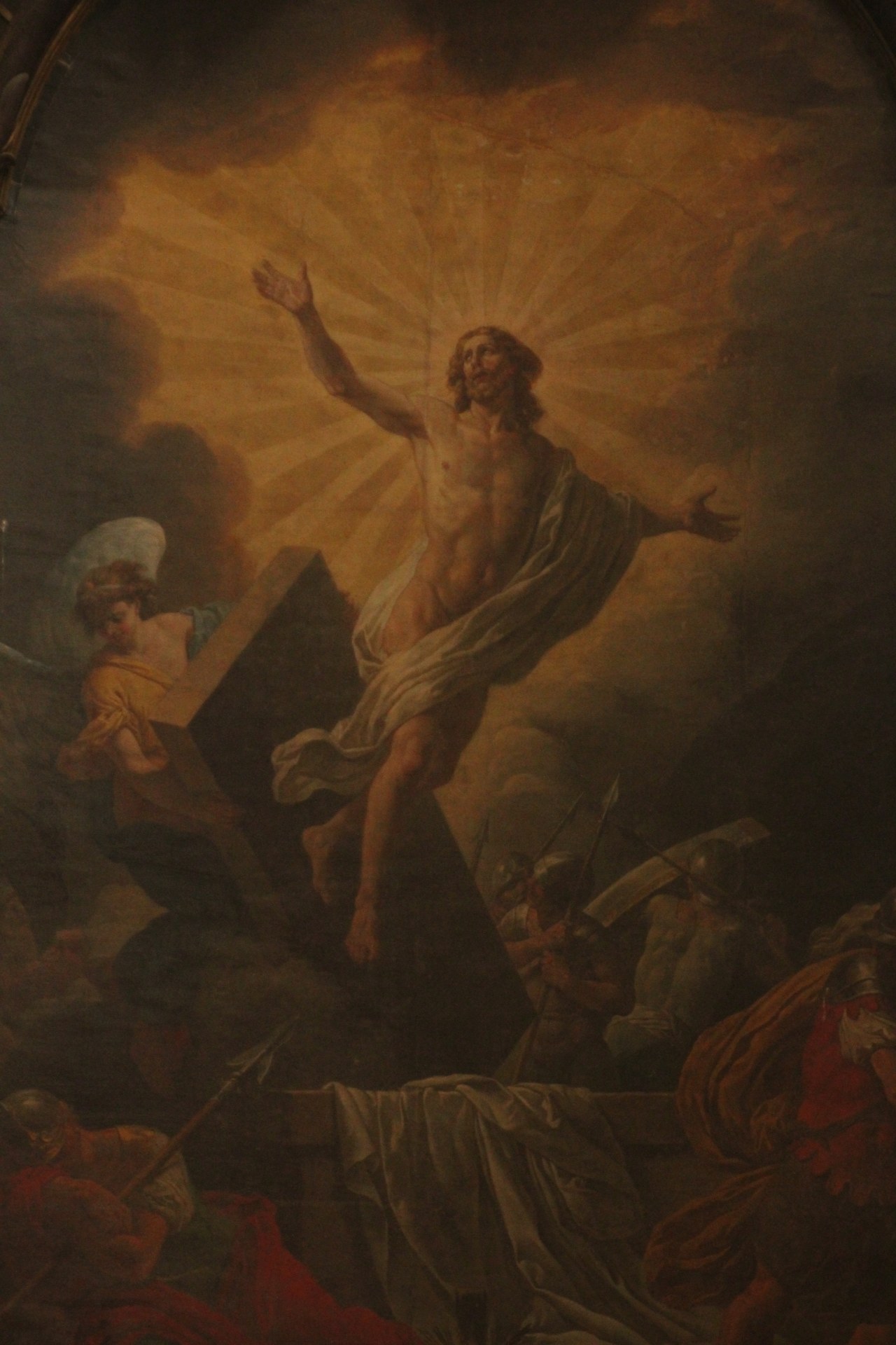 La Résurrection du Christ -tableau de Lagrenée