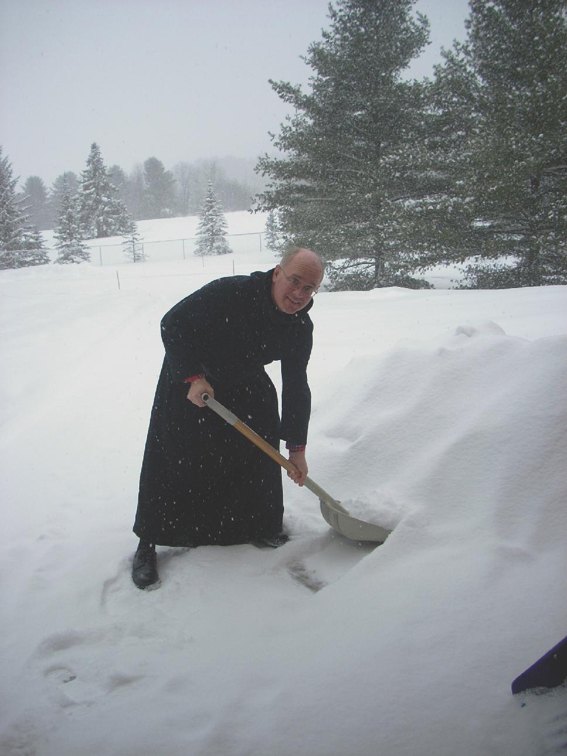 Père Larry est aumônier de la communauté bénédictine de moniales de Westfield, à la fontière canadienne des Etats-Unis