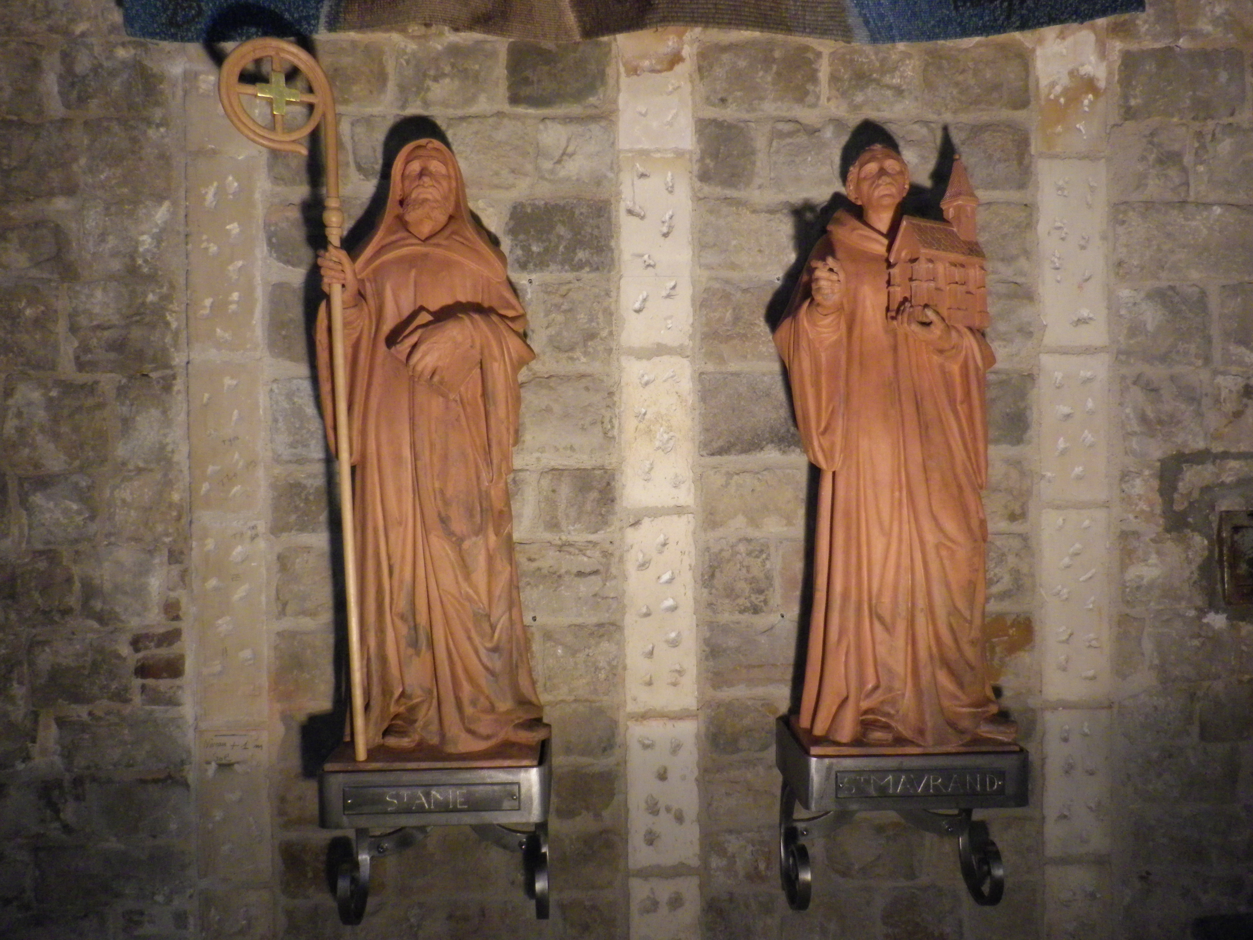 Saint Amé (à gauche) et Saint Maurand (à droite)