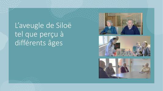 Lraveugle de Siloe# tel que perc#u a# diffe#rents