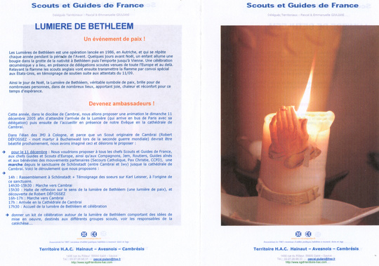 Lumi&egrave;re Bethl&eacute;em
