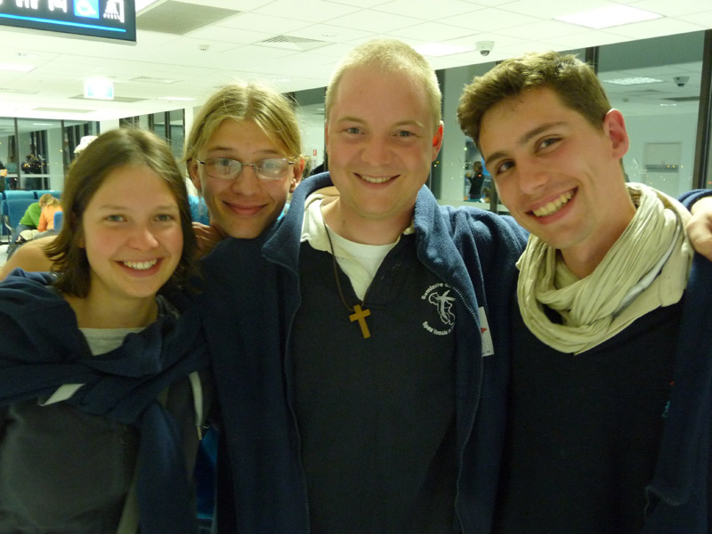 Marie, Florent, François et Grégoire