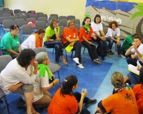 ... pendant le débriefing autour de l'inter-désert, pour les responsables