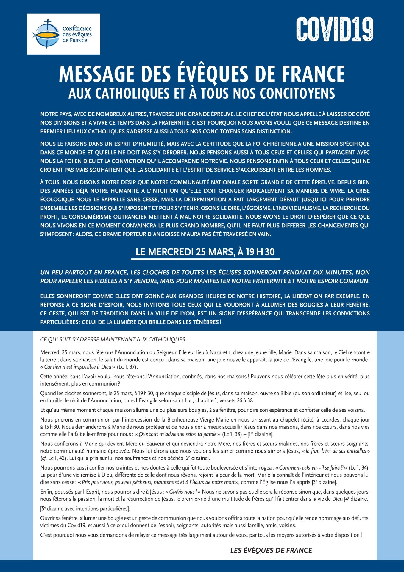 Message Eveque de France-page-001
