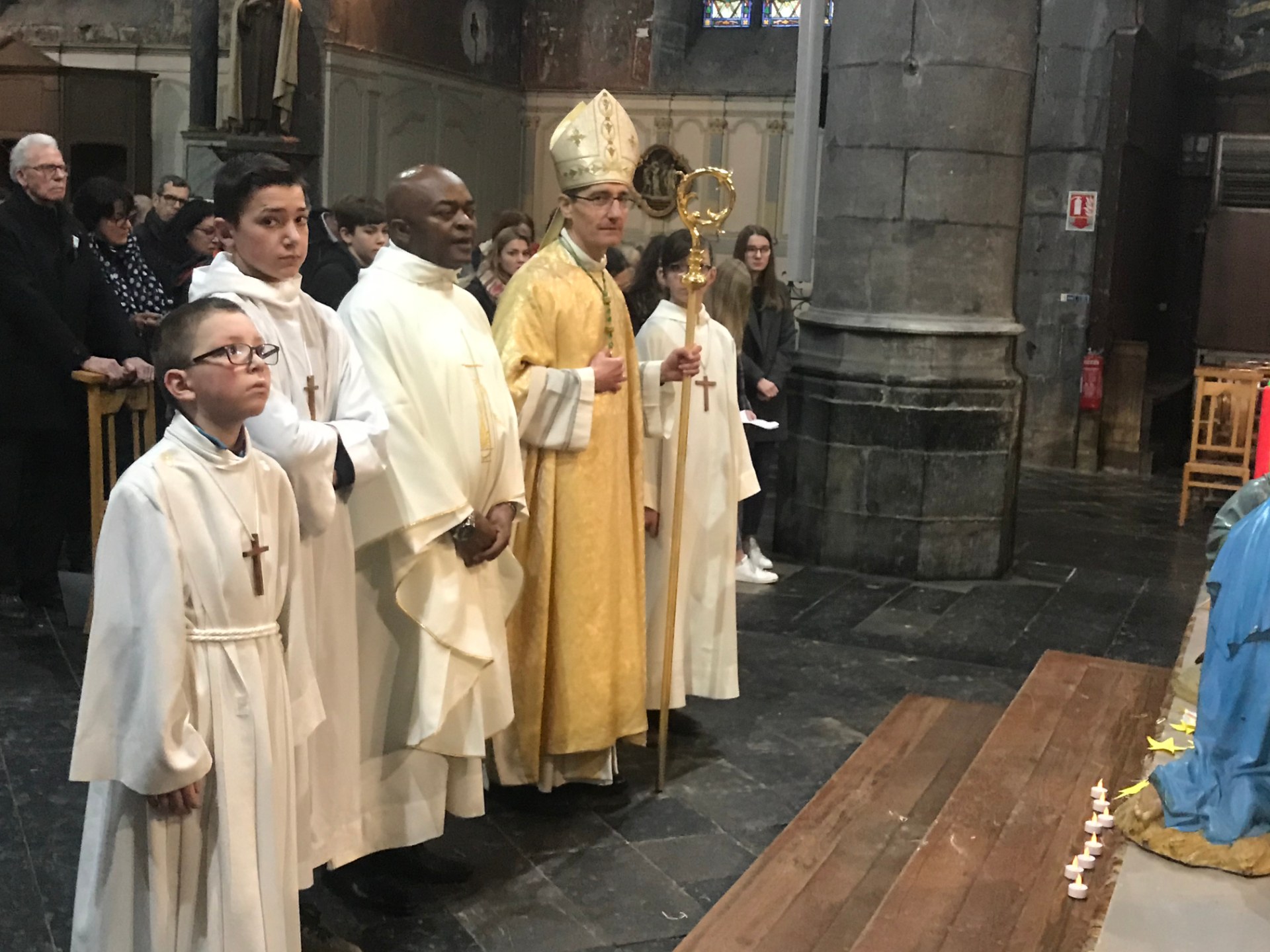 Messe à la collégiale le 120120