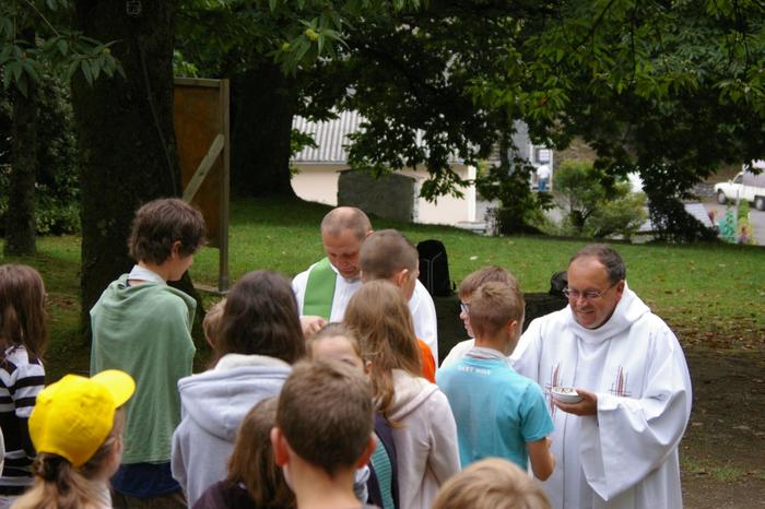 messe au mont des Béatitudes