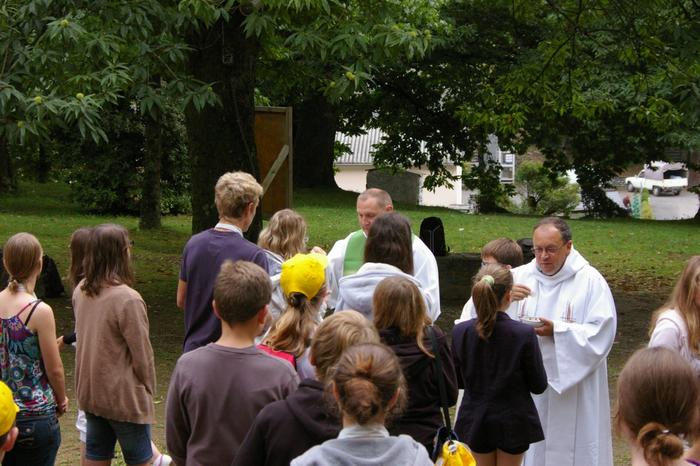 messe au mont des Béatitudes
