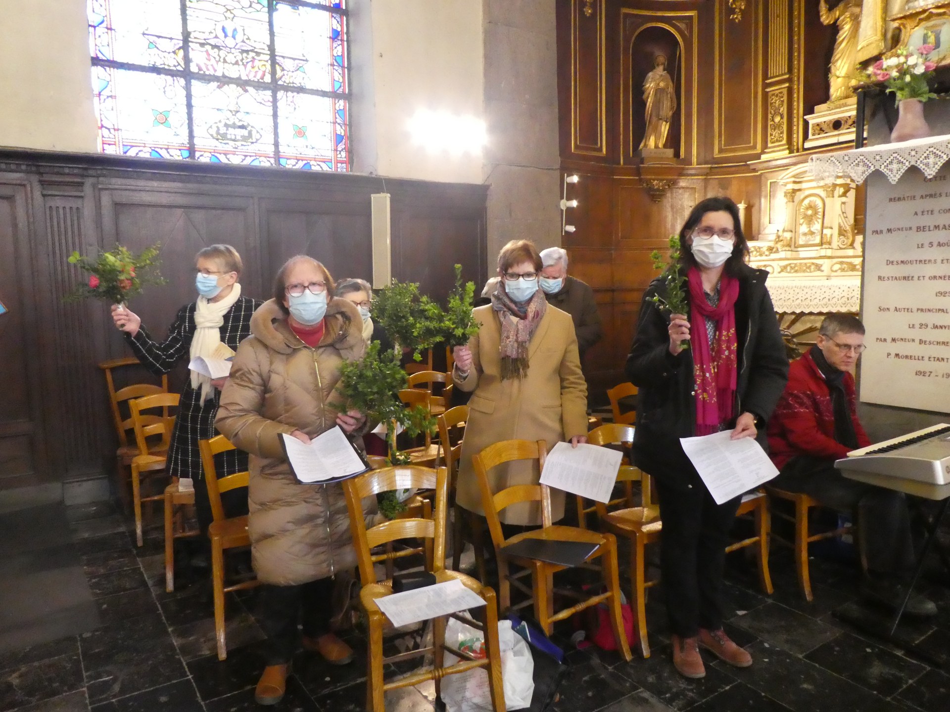 messe des Rameaux à Landrecies