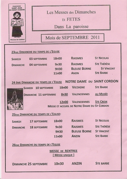 Messes_septembre